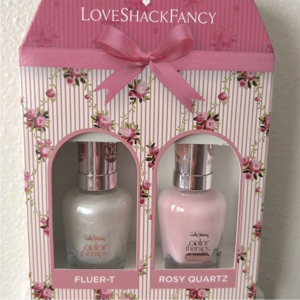 LoveShackFancy Nail Color Duo Limited Edition NWT
